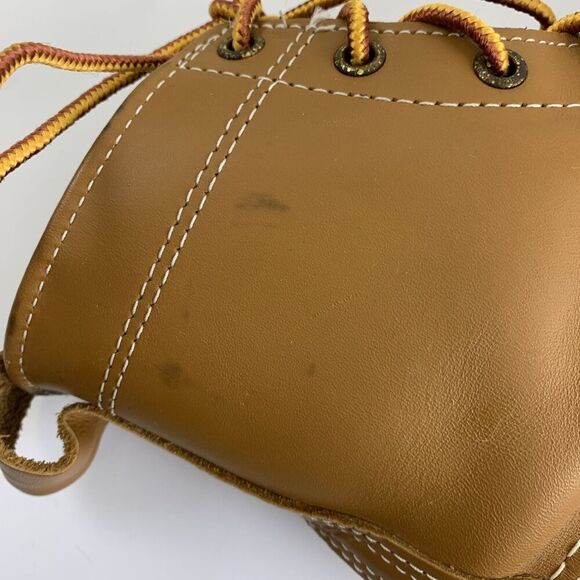 LL Bean Original Duck Bean Boots Lace Up Leather Waterproof 175064 Womens 8 Wide - Picture 8 of 16